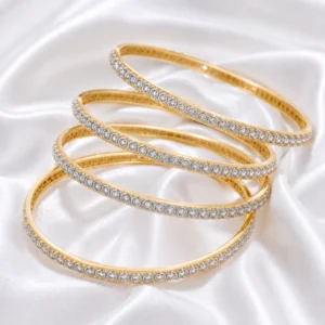 FEMALE BANGLES BROAD WITH SLIM -1